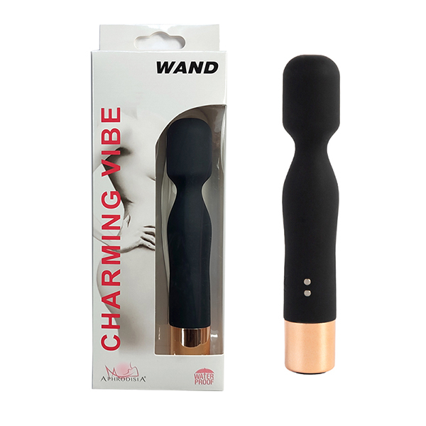 Вибратор-мини массажер "Aphrodisia Wand" черный 
