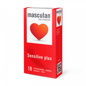 Презервативы "Masculan Sensitive Plus" розовые, супер нежные, 10шт